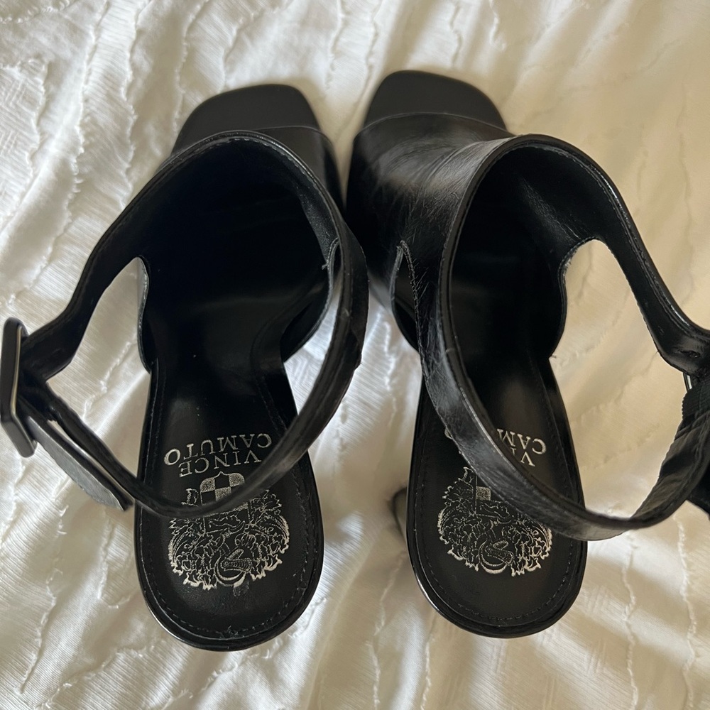 Vince Camuto Black Patent Leather Heels - Picture 10 of 14
